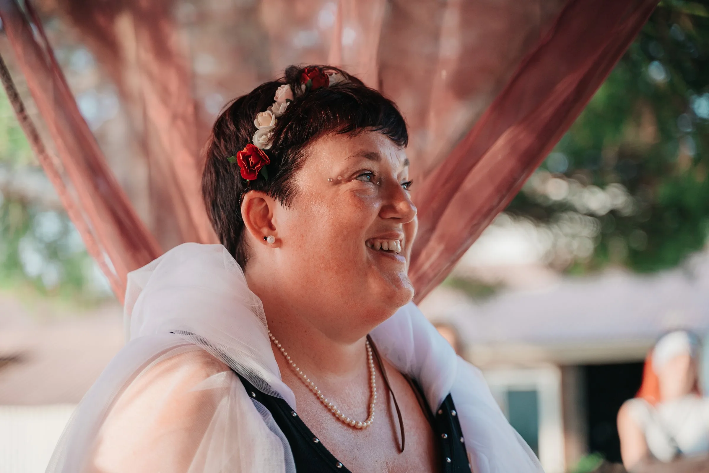 Éclat de rire de la mariée