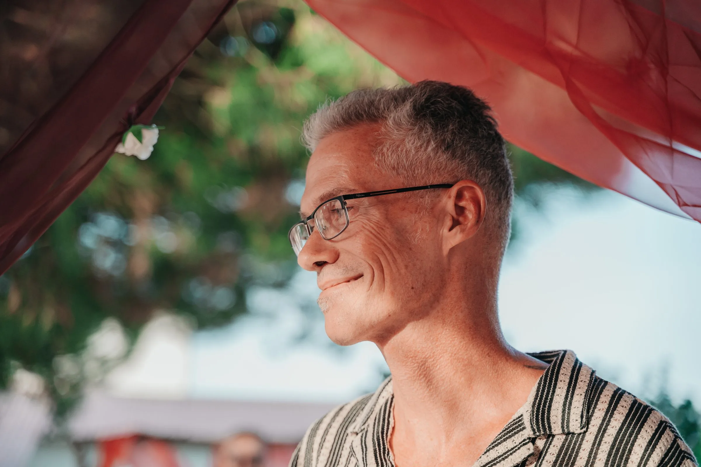 Sourire du marié