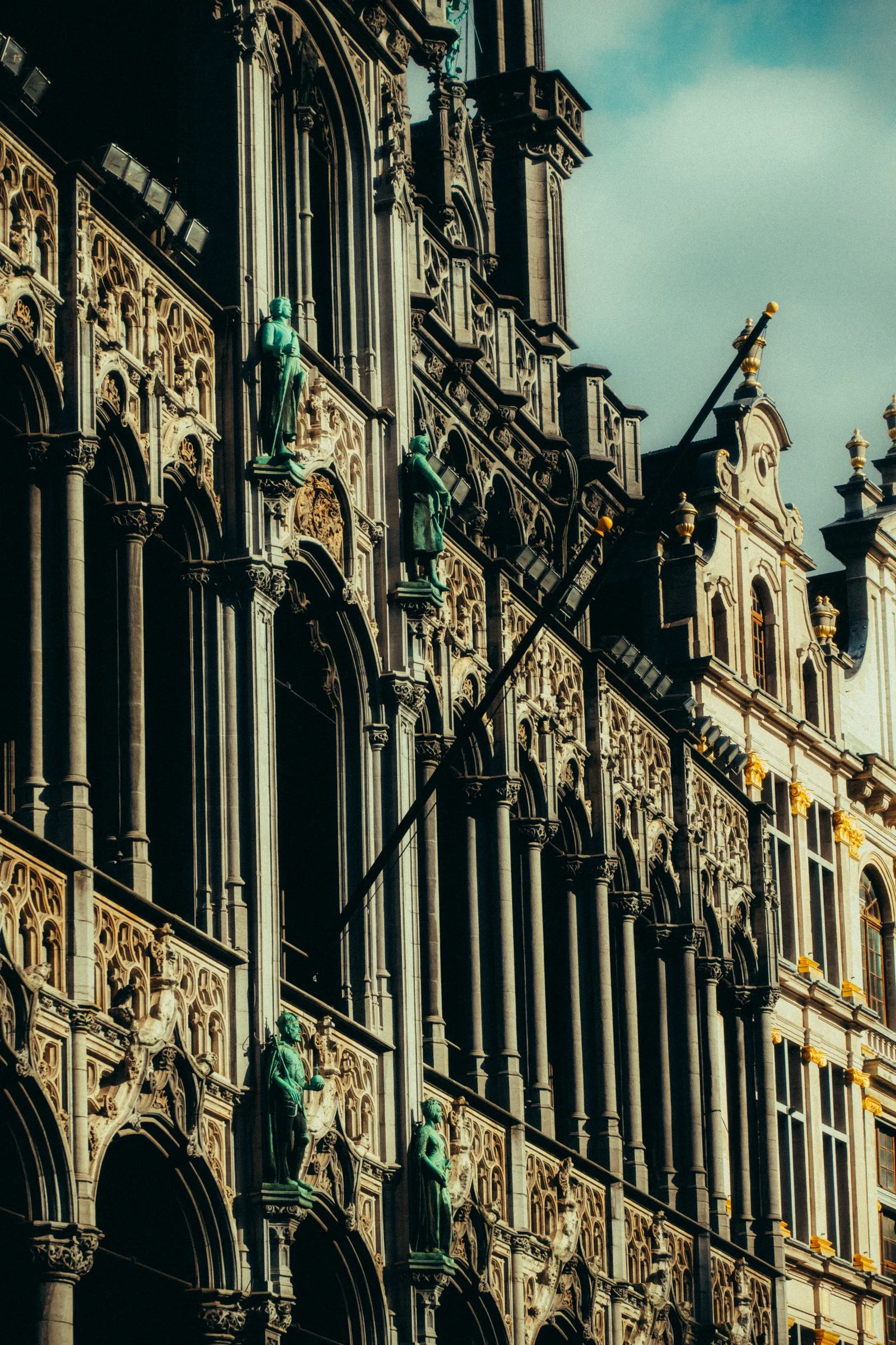 Les façades dorées de la Grand-Place de Bruxelles